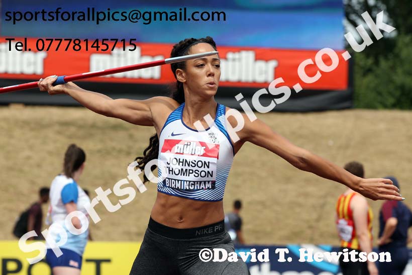 Womens javelin, Muller British Championships, Alexander Stadium, Birmingham. Photo: David T. Hewitson/Sports for All Pics